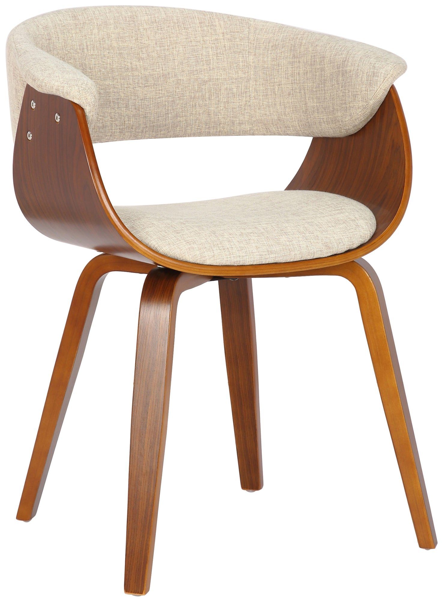 B&D Home Cedric Esszimmerstühle 2er Set Anthrazit – Cord Polsterstuhl Mit Holzgestell, Skandinavisches Design